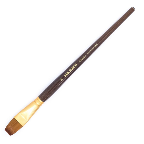 Кисть синтетика №18 плоская Малевичъ "Клод"