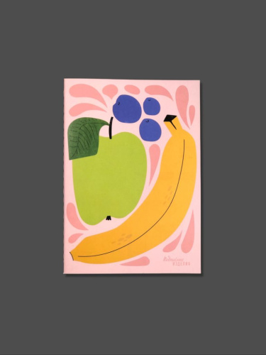 Тетрадь в клетку "Фрукты" А5