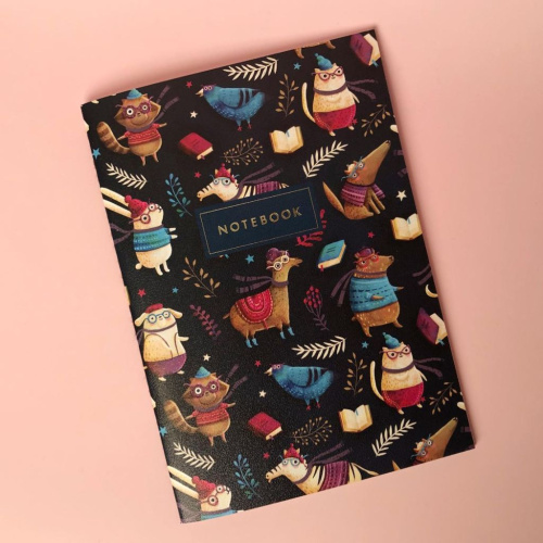 Тетрадь в точку Readers А5 24 л 90 г, скругленные края, бумага слоновая кость, сшивка