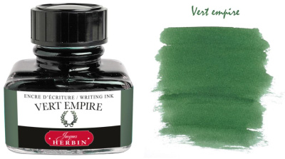 Чернила в банке Herbin, 30 мл, Vert empire Темно-зеленый