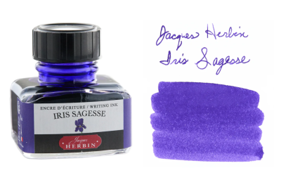 Чернила в банке Herbin, 30 мл, Iris Sagesse