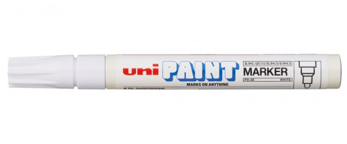 Маркер-краска 2,8 мм "Paint PX-20" белый Uni PAINT