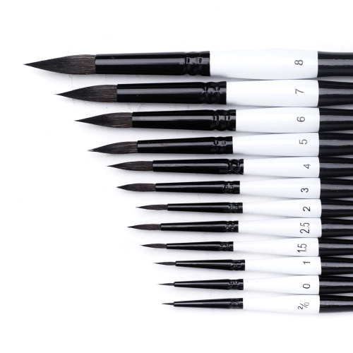 Кисть имитация белки №6 круглая Малевичъ "Blanka"