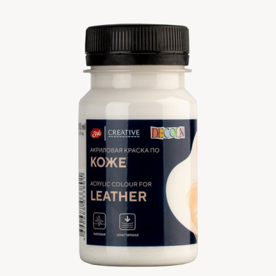 Акрил для кожи "Декола" банка 100 мл Белая