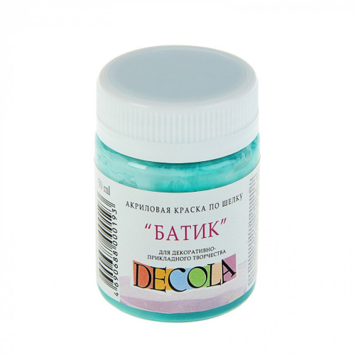 Акрил по шелку "Decola" Батик 50 мл Изумрудный