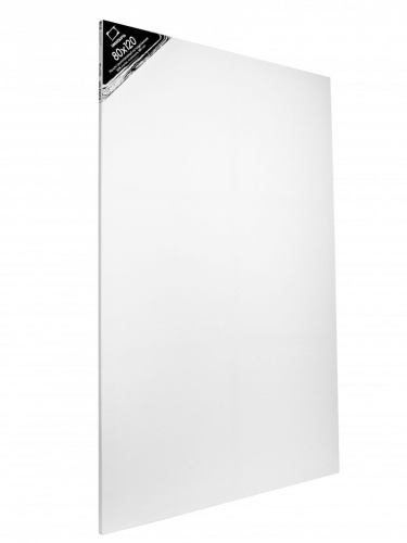 Холст на подрамнике грунтованный Малевичъ 80х120 см, среднезернистый, хлопок 100% 380г