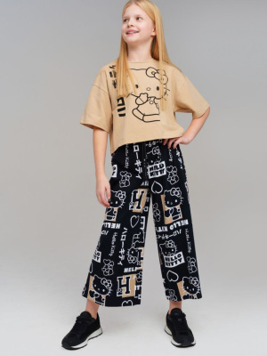 Брюки трикотажные для девочек (кюлоты)