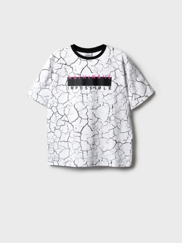 Фуфайка трикотажная для девочек (футболка)