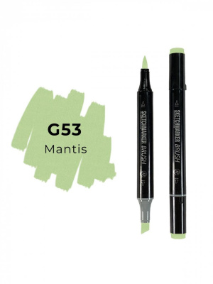 Маркер двухсторонний на спиртовой основе Sketchmarker Brush Цвет Богомол