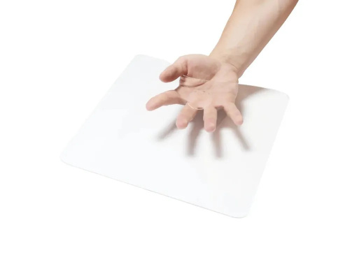 Палитра акриловая Туюкан прямоугольная, средняя, 25х30 см, прозрачное оргстекло 2 мм