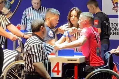 Якутянин Ринат Жангиров вышел в финал чемпионата России по армрестлингу среди лиц с ПОДА / Анастасия Филиппова   Республика Саха (Якутия)