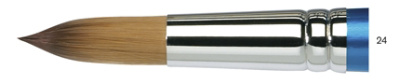 Кисть синтетика №24 круглая Winsor&Newton "COTMAN 111" короткая ручка