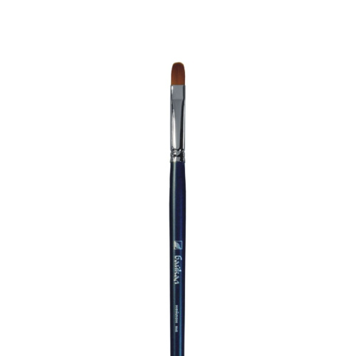 Кисть синтетика №8 овальная Альбатрос "Байкал" длинная ручка