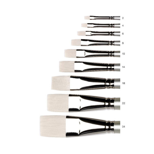 Кисть синтетика плоская Winsor&Newton "Artisan" длинная ручка