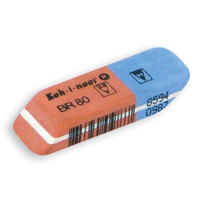 Ластик KOH-I-NOOR комбинированный для чернил и туши 41*14*8 мм