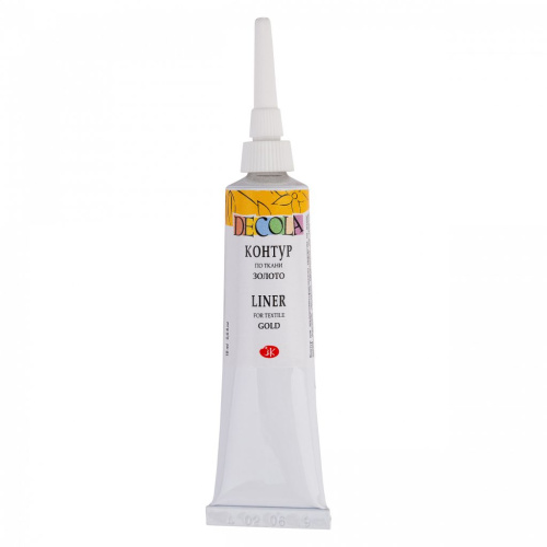 Контур по ткани "Decola" 18 мл Металлик Золото