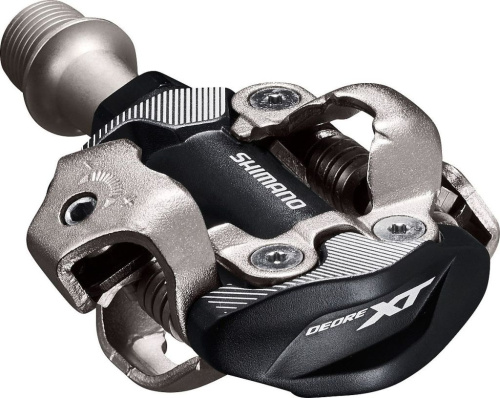 Контактные MTB педали Shimano XT PD-M8100 SPD с шипами (черный)