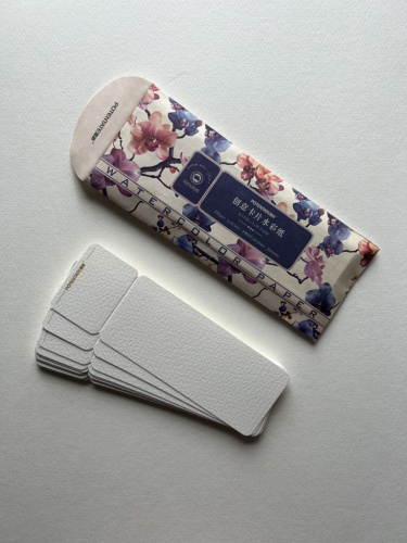 Набор акварельных открыток Potentate 6х18,5 см 20 л 300 г, 100% хлопок