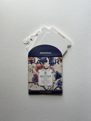 Набор акварельных открыток Potentate 9х10,2 см 20 л 300 г, 100% хлопок