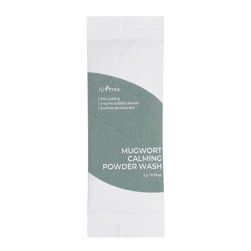 Энзимная пудра с полынью в саше IsNtree Mugwort Calming Powder Wash