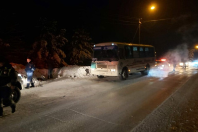 В якутском городе Алдане маршрутный автобус наехал на лежащего пешехода / ЯСИА   Республика Саха (Якутия)