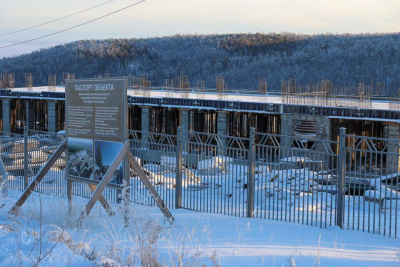 На месте возведения центра "Полярная звезда" полностью завершена установка свайного поля / ЯСИА   
