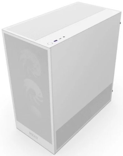 Корпус eATX NZXT H5 Flow CC-H52FW-R1 без БП, USB 3.2, USB Type-C