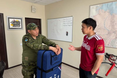 Ветеран СВО получил спортинвентарь для занятий стрельбой из лука в Якутии / ЯСИА   Республика Саха (Якутия)