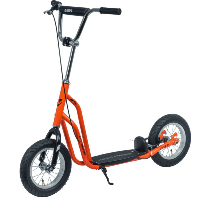Самокат  Novatrack Stamp N1 12ʺ (12STAMPN1.BK20/WT20), год 2020, цвет Оранжевый
