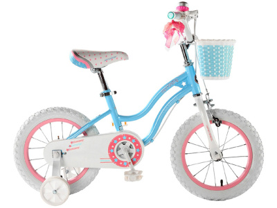 Детский велосипед Royal Baby Stargirl 12, год 2024, цвет Голубой