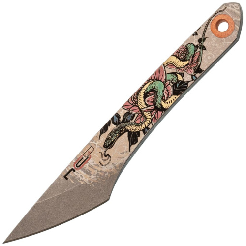 Нож N.C.Custom киридаши Змея сталь AUS-8