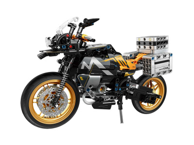 6835_MK Конструктор Black motorcycle