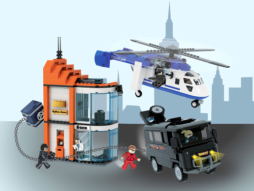 Бриксити AB-1304 Конструктор Ограбление банка