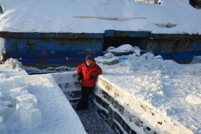 Евгений Касперский побывал на выморозке судов в Якутии / ЯСИА   Республика Саха (Якутия)