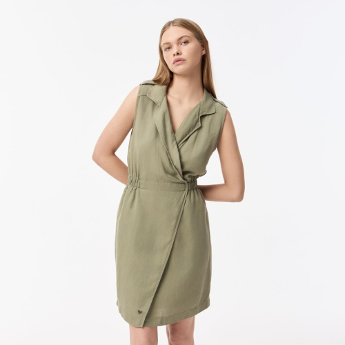 Женское платье Lacoste из смеси льна