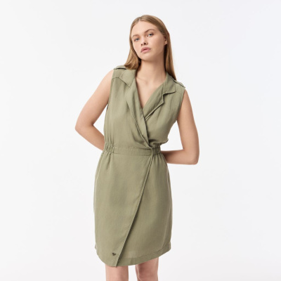 Женское платье Lacoste из смеси льна