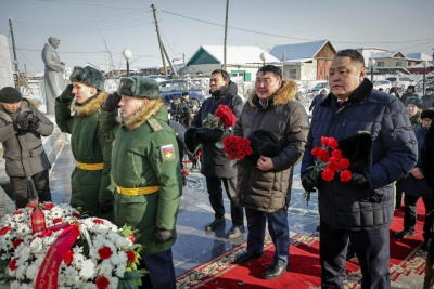 В Якутске почтили память воинов, павших на озере Ильмень / Анастасия Филиппова Якутск Якутск Республика Саха (Якутия)