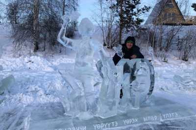 «Золотые крылья» выиграли фестиваль ледовых скульптур в Якутии / Анастасия Филиппова   Республика Саха (Якутия)