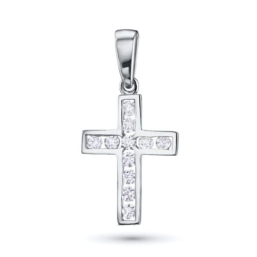 Подвеска из белого золота с бриллиантами э4701пд05163200