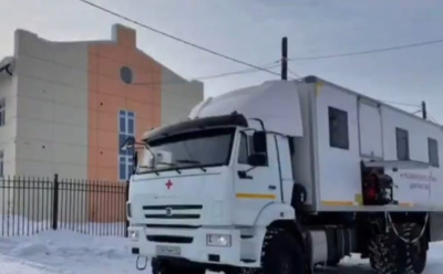 В отдаленных наслегах Чурапчинского улуса работает передвижной медицинский комплекс / ЯСИА  Чурапчинский Республика Саха (Якутия)