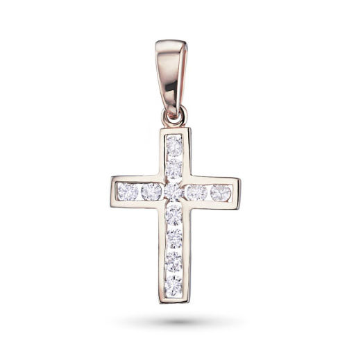 Подвеска из красного золота с бриллиантами э0201пд05163200