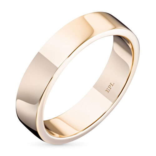 Гладкое кольцо из красного золота э0200кц01172200