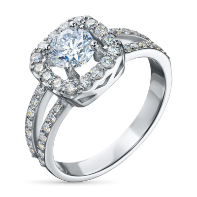 Кольцо из белого золота э4712кц11210955