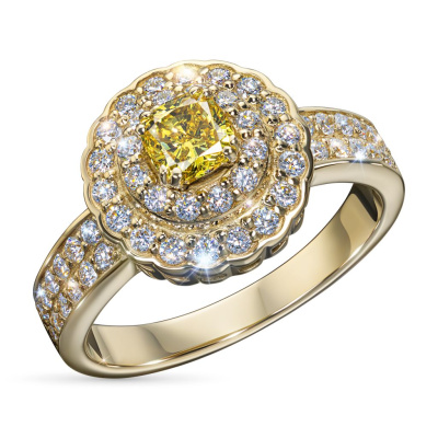 Кольцо из желтого золота э0312кц04250352_white