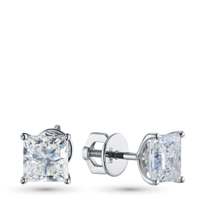 Пусеты из белого золота э4712пс11231162_white