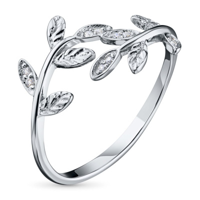 Кольцо из серебра э0612кц01157400_white