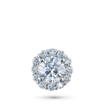 Классическая подвеска из белого золота э4012пд12220104_white