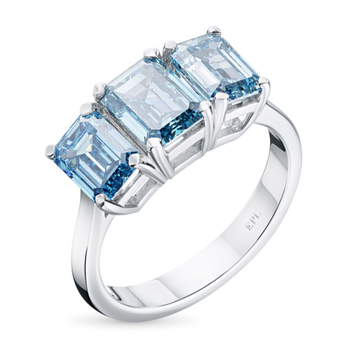 Кольцо из белого золота э0912кц09211003_blue