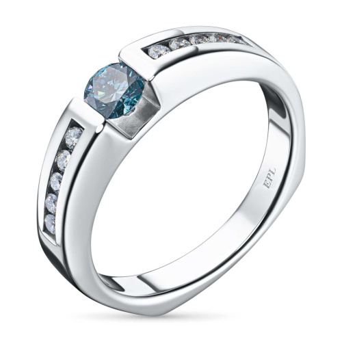 Кольцо из белого золота э0912кц05150600_blue