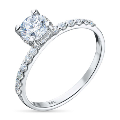 Кольцо из белого золота э0912кц06165100_blue